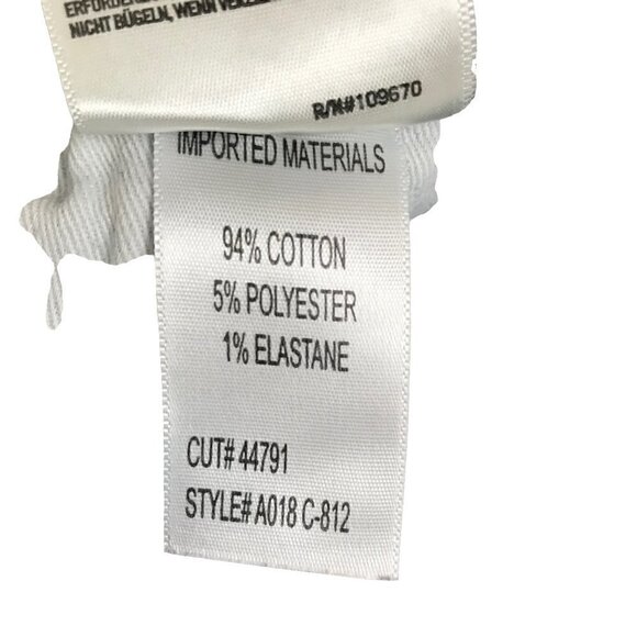 Agolde High Rise 5 Pocket Zip Up Distressed Jeans Size 24 - Picture 8 of 8